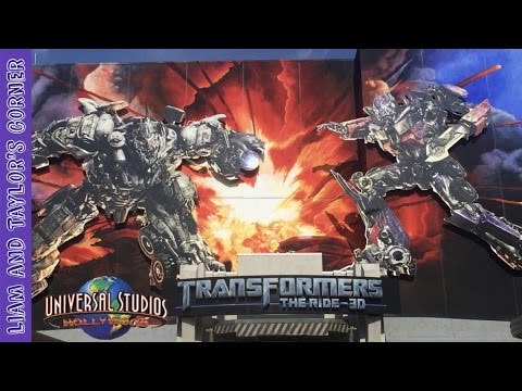 TRANSFORMERS: The Ride 3-D | UNIVERSAL STUDIOS HOLLYWOOD | Liam and Taylor's Corner