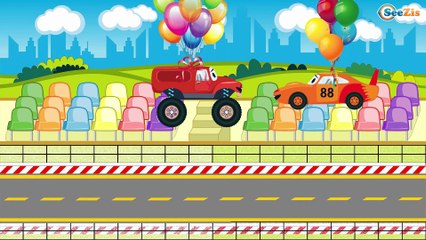 Pelleteuse et Camion pour enfants - Voitures de construction | Dessin animé français 1H COMPILATION