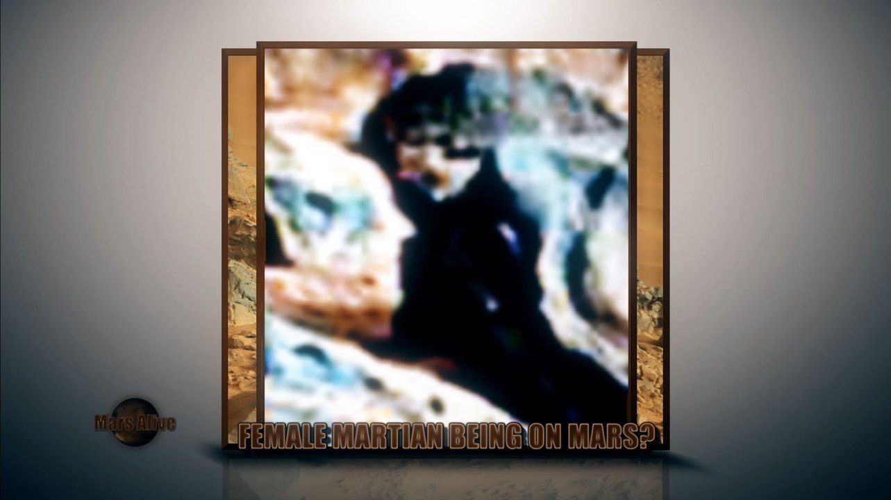 Female Martian on Mars?
