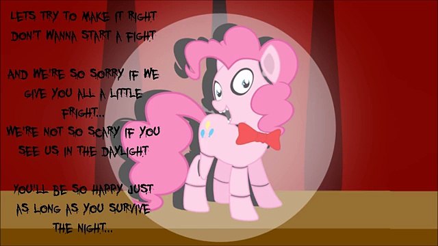 Five Nights at Pinkie's - Survive the Night (Pinkie pie Cover) fnaf mlp animation song sister location five nights at freddy's sfm