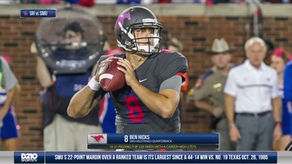 #11 Houston vs SMU Highlights | Ben Hicks 16-31 Passing, 228 Yds, Career-High 3 TDs