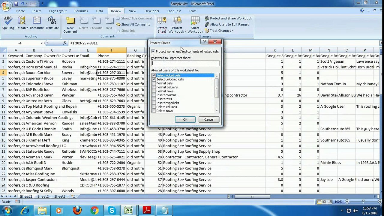 How to unlock Protected Excel Sheets without Password