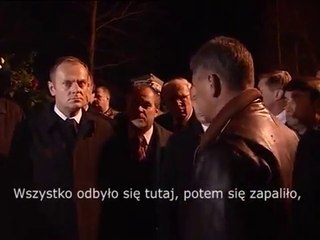 Видео Путина и Дональда Туска на месте Смоленской авиакатастрофы