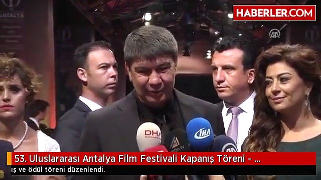 53. Uluslararası Antalya Film Festivali Kapanış Töreni - Menderes Türel