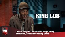 King Los - Performing On The Smallest Stage, Janky Promoters, Road Name Calling Game  (247HH Wild Tour Stories)