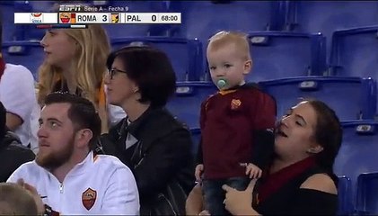 Edin Dzeko Goal  AS Roma 3 - 0 US Città di Palermo - 23.10.2016 HD