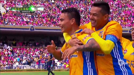 Golazo espectacular de Lucas Zelarayán a los Pumas