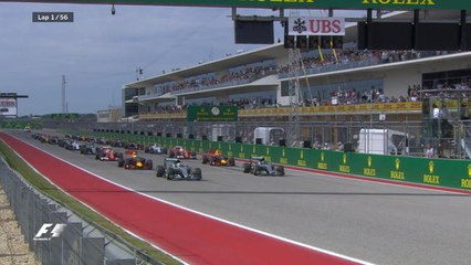 Grand Prix des Etats-Unis - Le départ