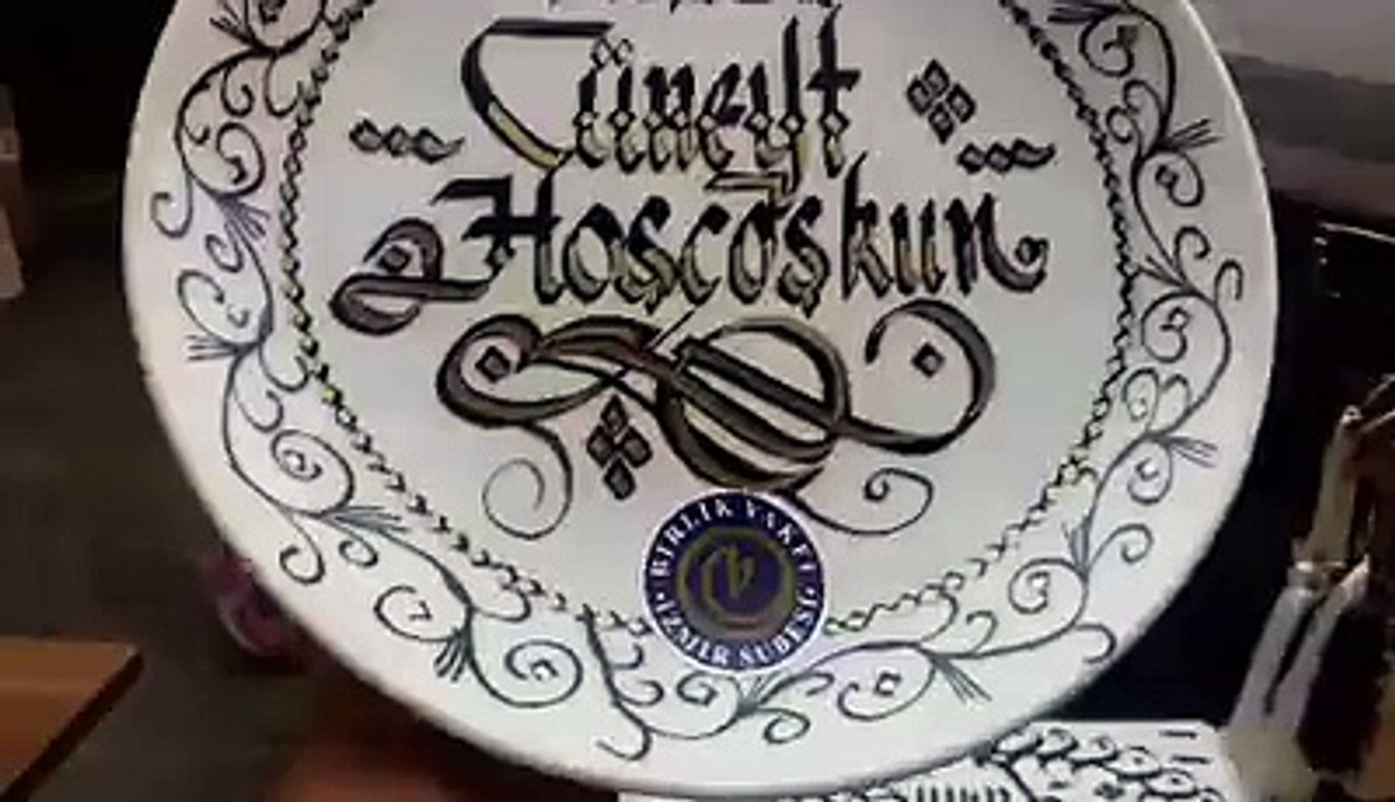 Kişiye Özel Tabak Çalışması