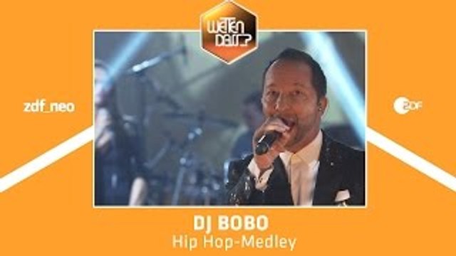 DJ Bobo - Hip Hop-Medley bei Wetten dass...? | NEO MAGAZIN ROYALE mit Jan Böhmermann - ZDFneo
