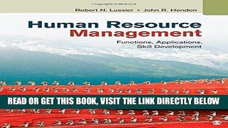 [PDF] FREE Human Resource Management: Functions, Applications, Skill Development [Download] Online