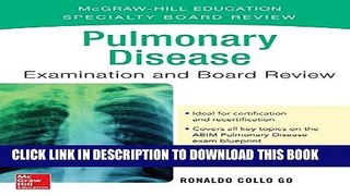 Read Now Pulmonary Disease Examination and Board Review PDF Online