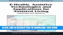 [Free Read] E-Health, Assistive Technologies and Applications for Assisted Living: Challenges and