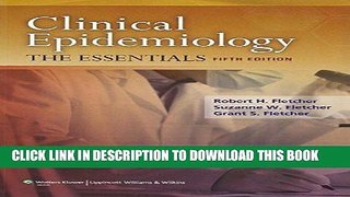 [New] Ebook Clinical Epidemiology: The Essentials Free Online