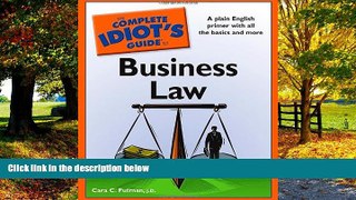 Big Deals  The Complete Idiot s Guide to Business Law  Best Seller Books Most Wanted