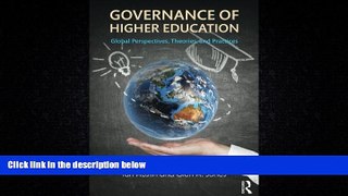 Online eBook Governance of Higher Education: Global Perspectives, Theories, and Practices