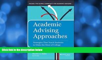 Popular Book Academic Advising Approaches: Strategies That Teach Students to Make the Most of