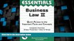 Big Deals  Business Law II Essentials (Essentials Study Guides)  Best Seller Books Most Wanted