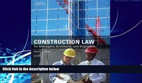 Books to Read  Construction Law for Managers, Architects, and Engineers  Best Seller Books Best