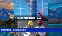 Big Deals  Construction Law for Managers, Architects, and Engineers  Best Seller Books Most Wanted