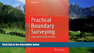 Big Deals  Practical Boundary Surveying: Legal and Technical Principles  Best Seller Books Best