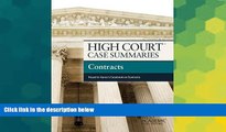Full [PDF]  High Court Case Summaries on Contracts, Keyed to Ayres  Premium PDF Full Ebook