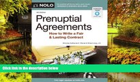 READ FULL  Prenuptial Agreements: How to Write a Fair   Lasting Contract, 4th Edition  READ Ebook