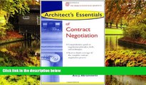 Must Have  Architect s Essentials of Contract Negotiation (The Architect s Essentials of