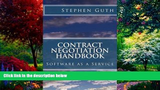 Books to Read  Contract Negotiation Handbook: Software as a Service  Best Seller Books Best Seller
