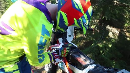 KTM SX-E Freeride electric motorbike Test ride