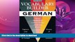 READ BOOK  Vocabulary Builder: German: Master Hundreds of Common German Words and Phrases
