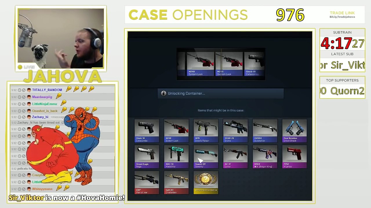 CS GO StatTrak Bayonet Doppler Case Opening! (Case Opening Funny Reactions)