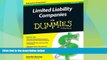 Big Deals  Limited Liability Companies For Dummies  Best Seller Books Most Wanted