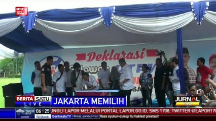 Relawan RT-RW Deklarasi Dukung Agus-Sylvi