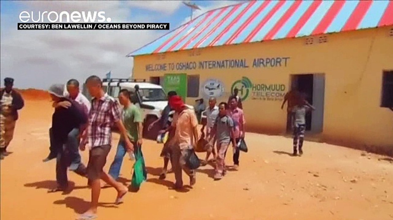 26 marinheiros libertados após 4 anos nas mãos de piratas