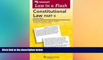 Must Have  Law in a Flash Cards: Constitutional Law II  READ Ebook Online Audiobook