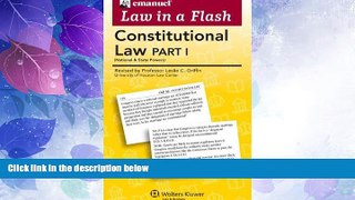 Big Deals  Law in a Flash Cards: Constitutional Law I  Best Seller Books Most Wanted