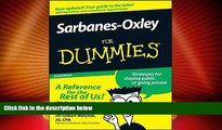 Must Have PDF  Sarbanes-Oxley For Dummies  Best Seller Books Most Wanted