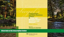 READ FULL  Siegels Corporations: Essay   Multiple Choice Question Answers, Fifth Edition  READ