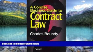 Books to Read  A Concise Business Guide to Contract Law (British)  Full Ebooks Best Seller