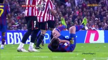 The 10 Worst Tackles   Brutal Fouls on Lionel Messi  ► Only Way to Stop MESSI  HD (360p)