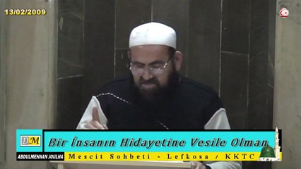 "Bir insanın hidayetine vesile olmak!" (dm)