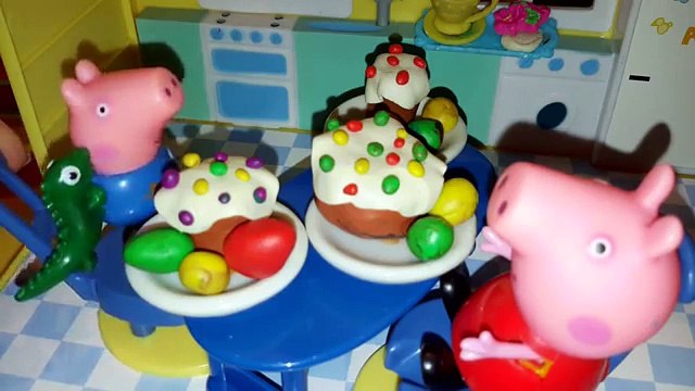 Мультфильм из игрушек.СВИНКА ПЕППА ПАПА СВИН БОЛЬШОЙ ЖИВОТ ПАСХА МАМА СВИНКА БОЛЬШОЙ ЖИВОТ