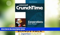 Big Deals  CrunchTime: Corporations (Print   eBook Bonus Pack): Corporations Studydesk Bonus Pack