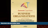 Big Deals  Business Organizations Keyed to Courses Using Klein, Ramseyer   Bainbridge s Business