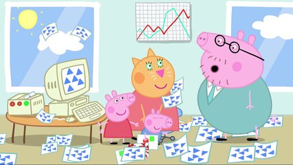 Peppa Pig Daddy Pigs Office clip