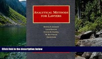 Big Deals  Analytical Methods for Lawyers (University Casebooks)  Full Read Most Wanted