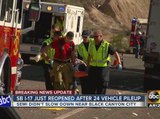 I-17 reopens eight hour after multi-car crash