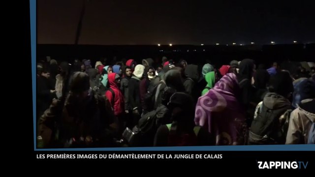 Démantèlement de la jungle de Calais : Les migrants commencent à évacuer (Vidéo)