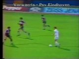 19.09.1984 - 1984-1985 UEFA Cup 1st Round 1st Leg FC Vorwarts Frankfurt 2-0 PSV Eindhoven